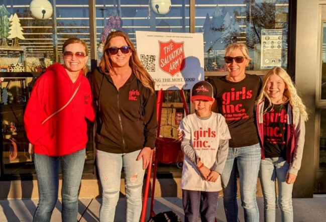 Girls Inc. NSV volunteering for the Salvation Army (2022)