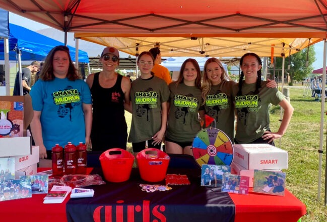 Girls Inc. NSV at the 2024 Shasta Mud Run